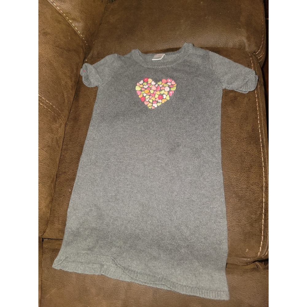 Gymboree popstar academy heart sweater dress size 6